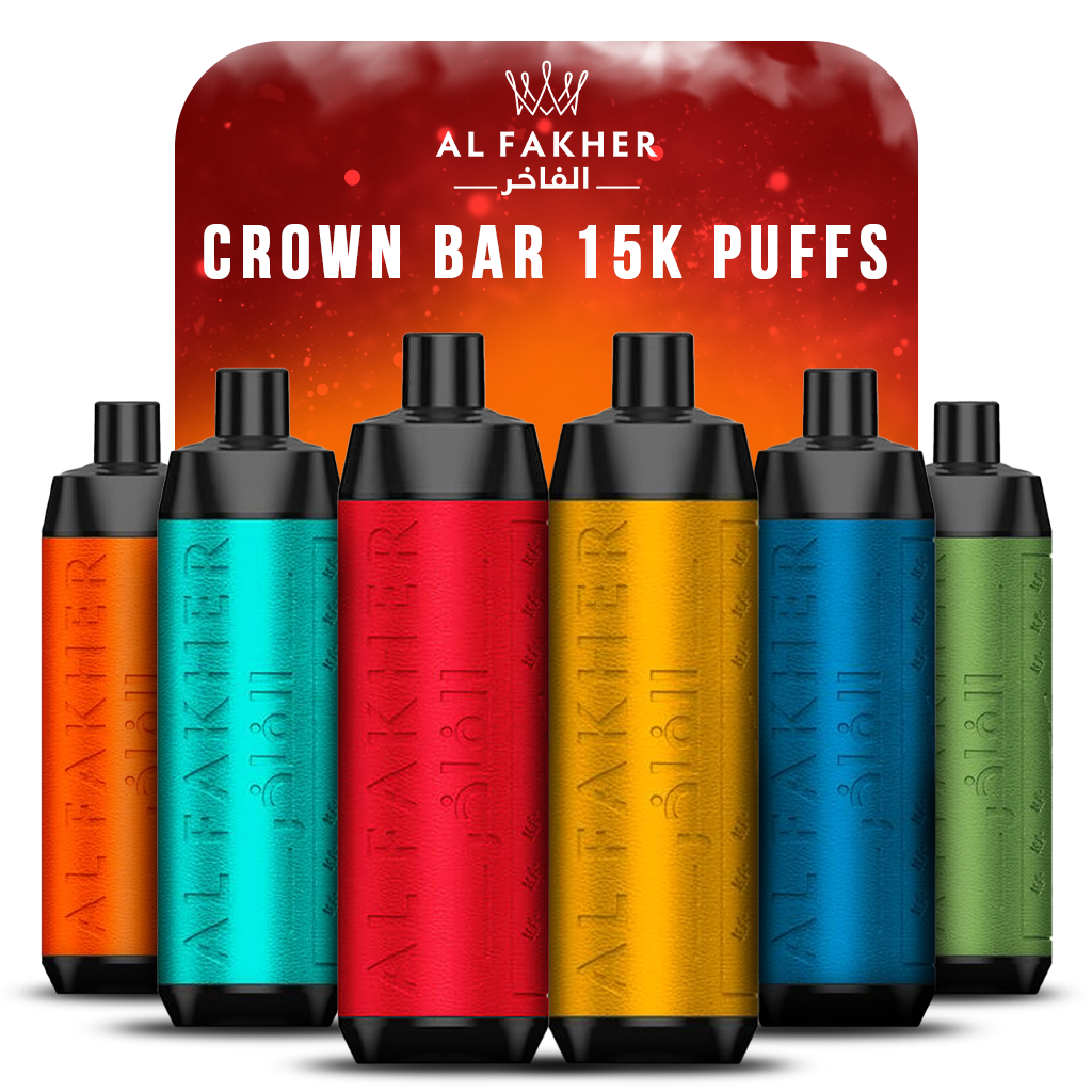 Al Fakher Vape 15000 Puffs Al Fakher Crown Bar 15K Puffs  Falak Vape 15000  Puffs AL